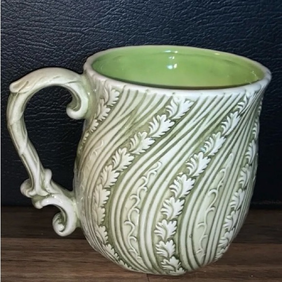 Takahashi set 4 floral handmade San Francisco mugs coffee tea ceramic RARE - Picture 4 of 11